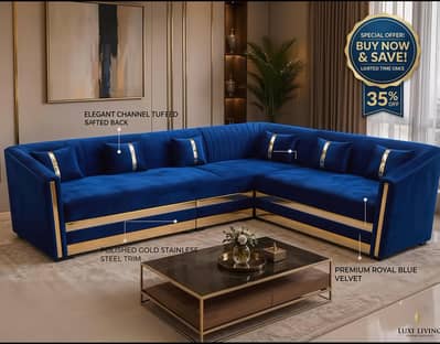 L shaped sofa