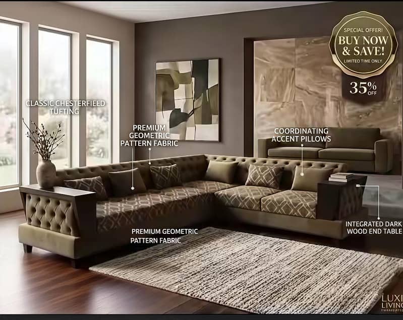 L shaped sofa 2