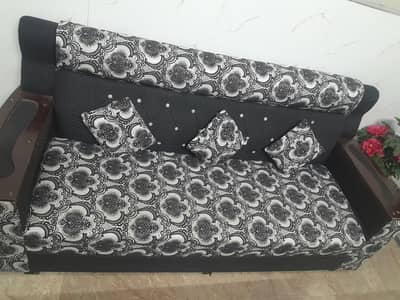 Sofas with cushions & covers for sale.