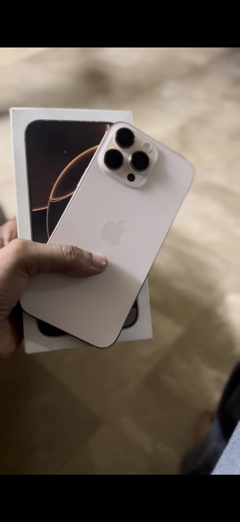 Apple iPhone 16 Pro Max lush condition with box scratchless phone 0