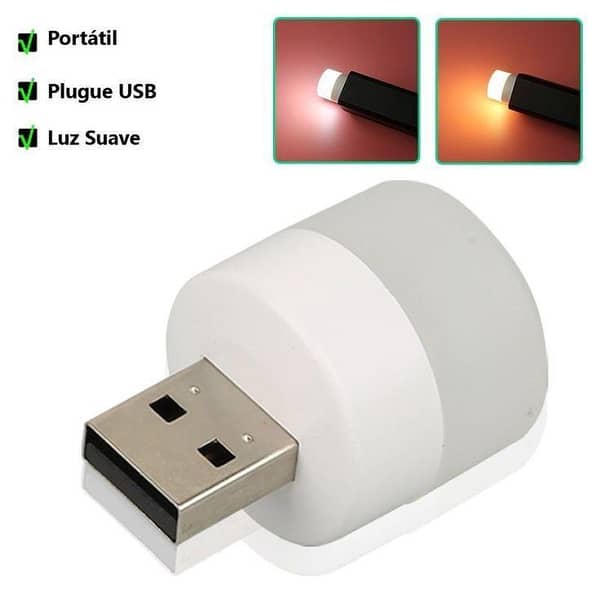 USB LED Night Light Bulb – Portable, USB-powered Night Lamp for Bedroom, Study, and Travel