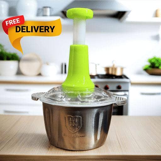 Chopper – 2L Heavy-Duty Stainless Steel Manual Food Cutter for Meat and Vegetables