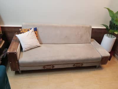 spacious & comfortable convertible sofa cum bed