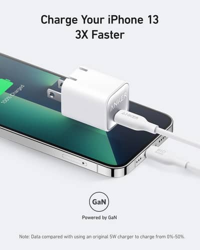 Anker USB-C GaN Charger 30W Nano Pakistan | PIQ 3.0 PPS Fast Charger