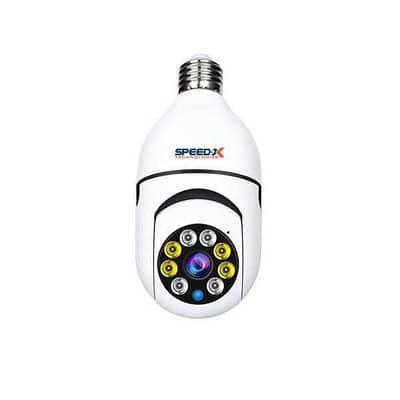 Speed-x Sp-e27 Bulb Camera 1080p 360 Degree WIFI