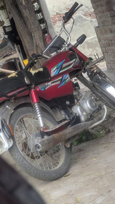 hi speed 70cc 2023 model condition 10 by 7 Tanki tapa original hy