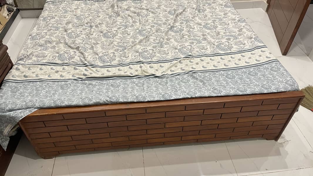 Double Bed With Dressing Table 1