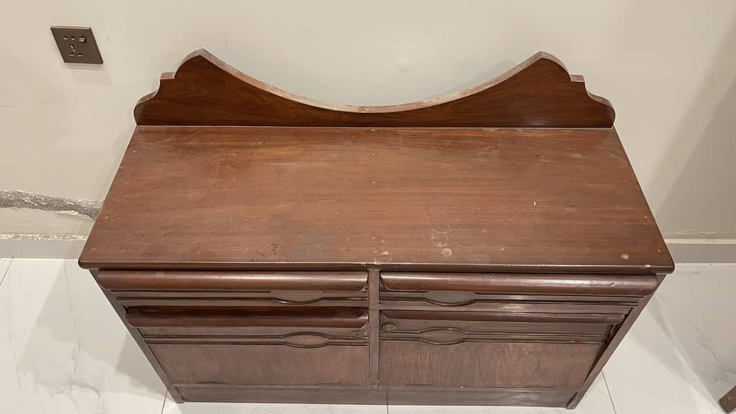 Double Bed With Dressing Table 4