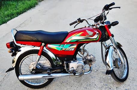 Honda CD 70 2022 model on my name