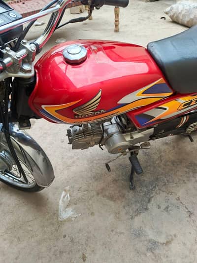 Honda CD 70 2024 Bata 25 number Nahin laga hua