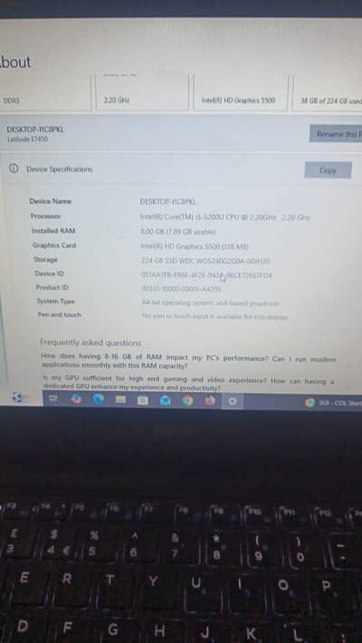 5th generation laptop for sale urgent
