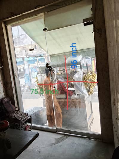glass door