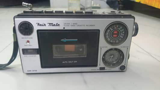 Fair Mate Clock Radio Cassette Recoder