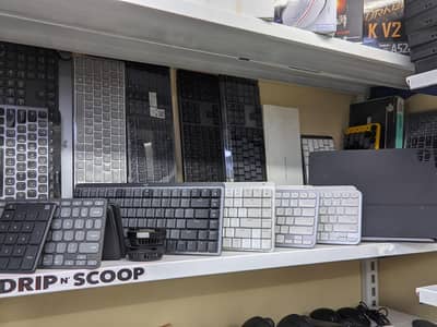 Logitech mx keys S trio Bluetooth backlit rechargable keyboard