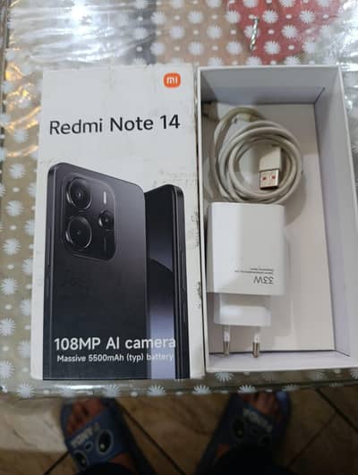 Xiaomi Redmi Note 14 (8gb/256g) Complete Box PTA Approve