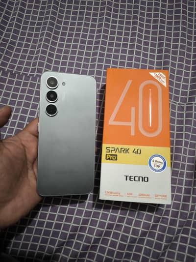 Tecno Spark 40 Pro - 8GB-256GB - 8 months+ warranty - 100% clean