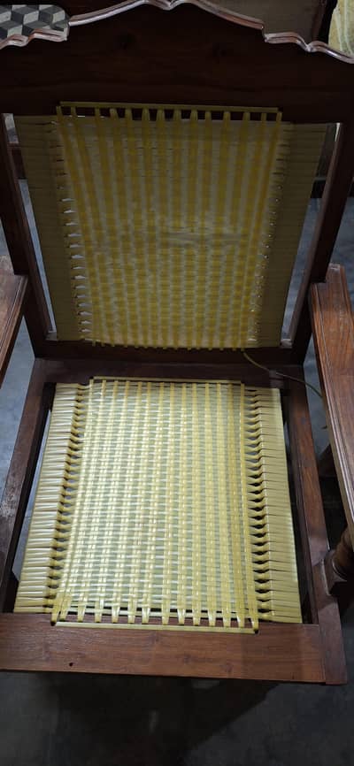 wooden chairs