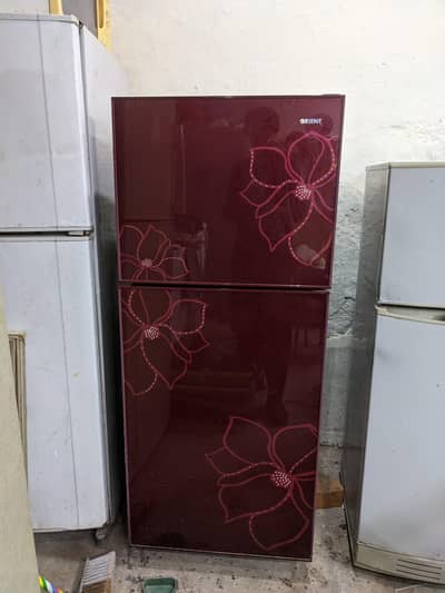 Orient dubble door glass refrigerator