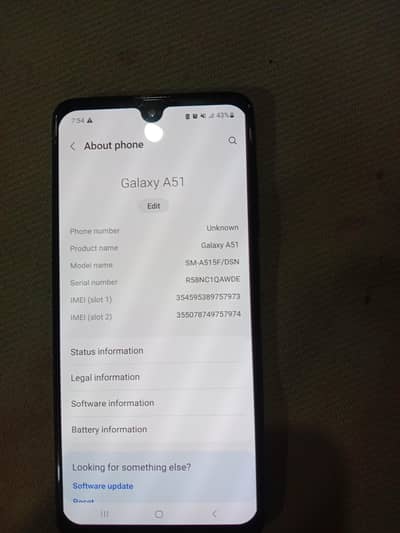 Samsung Mobile A51