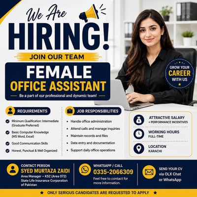 Female office assistant