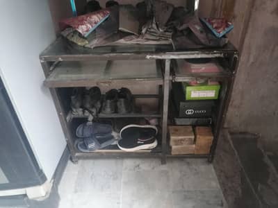 sofa set 3 seater + 2 sofay computer trali lohay wali