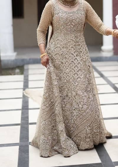 Bridal Maxi for sale/ walima or Shalima dress/ worn for just once