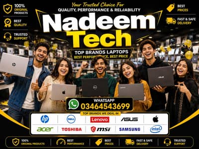 All Type of Laptops Available