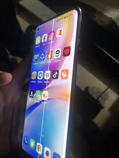 Oneplus 8 edge screen single line exchange possible good phone