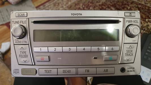 Toyota original audio player