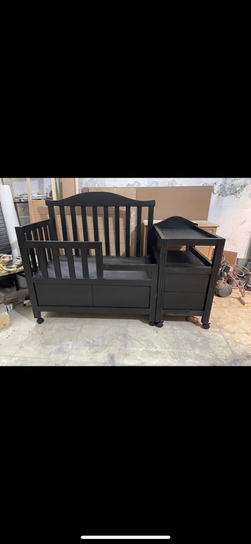 Solid wood Baby Cot 0