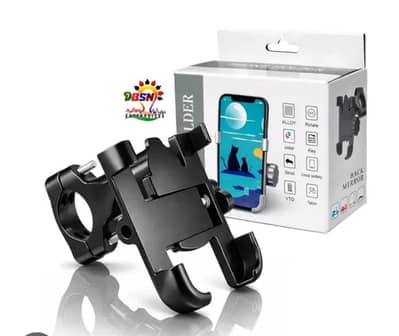 Universal Metal C-1 Phone Mobile Holder For Motorcycle