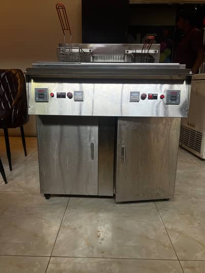 Commercial 16L Deep Fryer – Dual Fuel (Gas & Electric)