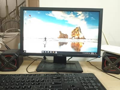 Dell 60hz monitor and PC with 2 speaker's