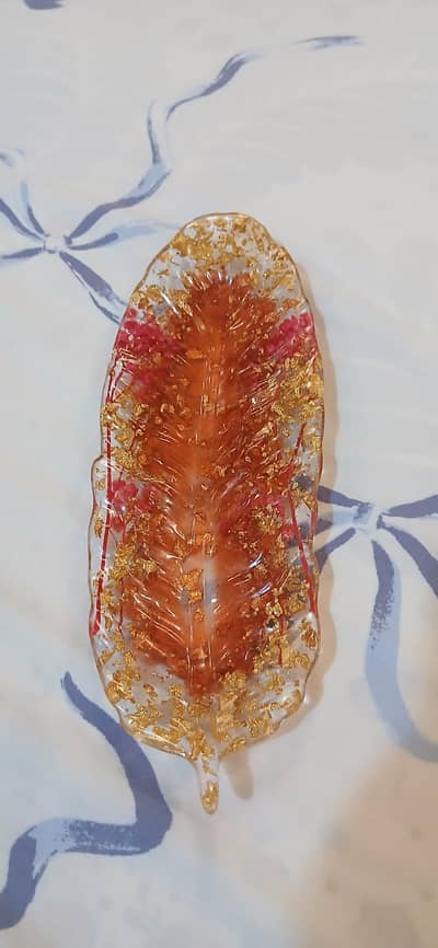 Self made  leaf decoration