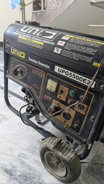 UNIQ 6.5 HP Dual Fuel Generator (Petrol + Gas Kit) - 100% Copper