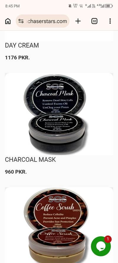 charcoal mask