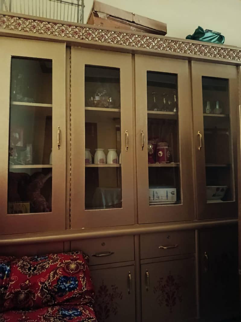 bed with side table, dressing table and showcase 2