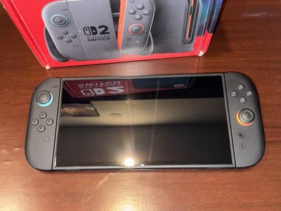 Nintendo switch 2 mint condition with box and all original accessories