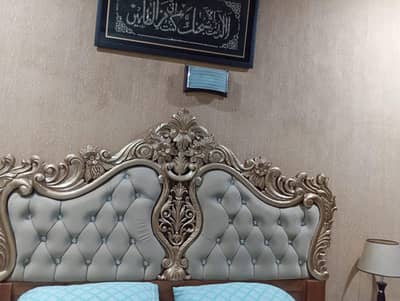 king size bed dressing side tables almari