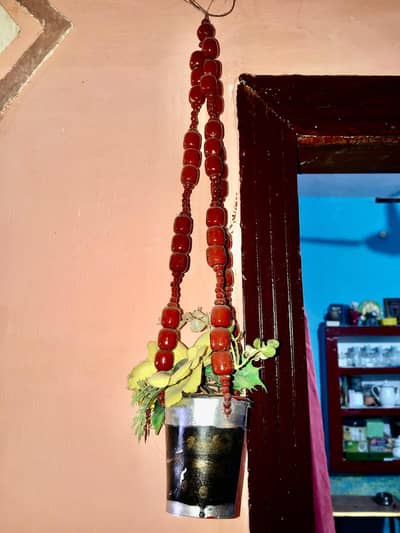 Artificial Hanging Flower Pot | Home Wall Decor | Excellent Condition