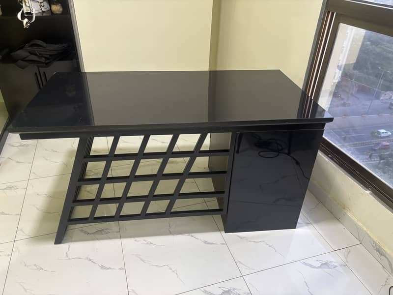 Executive table (custom made with UV sheet ) 1