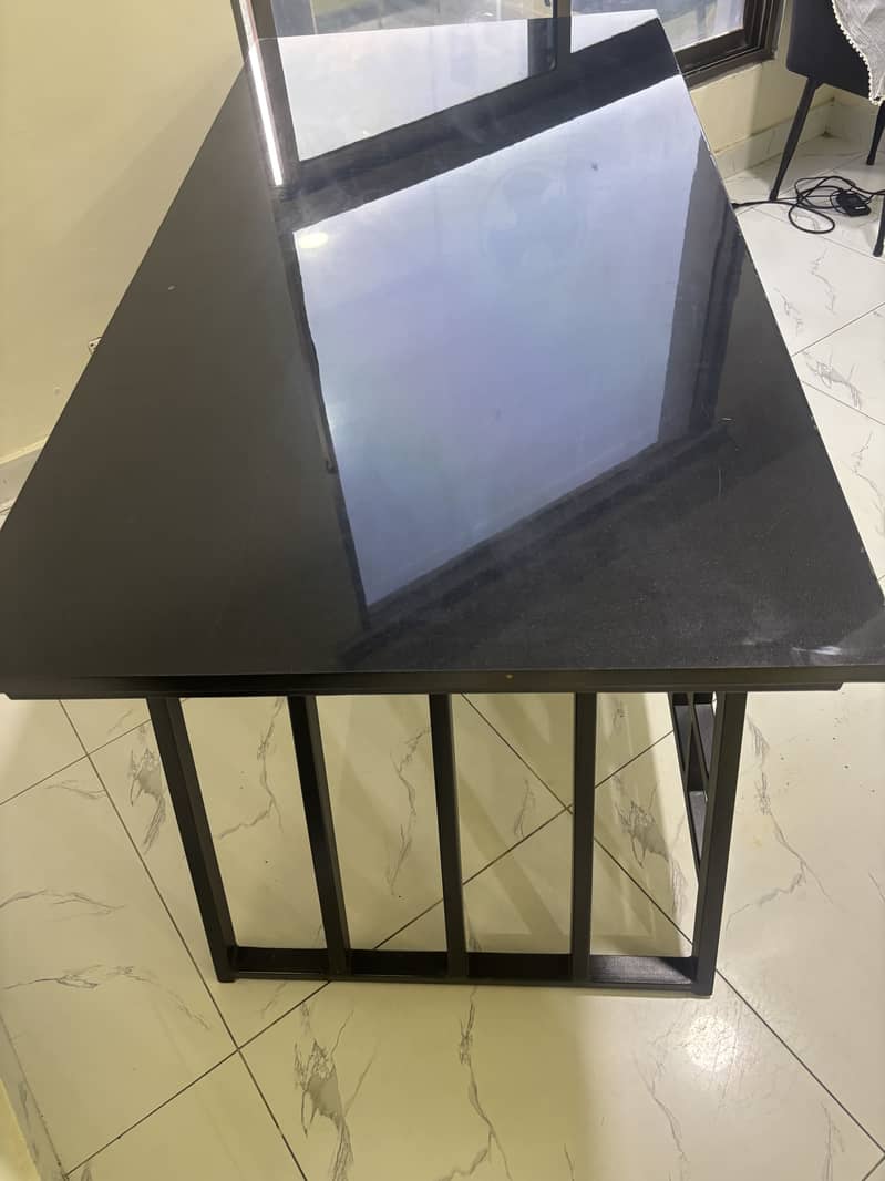 Executive table (custom made with UV sheet ) 3