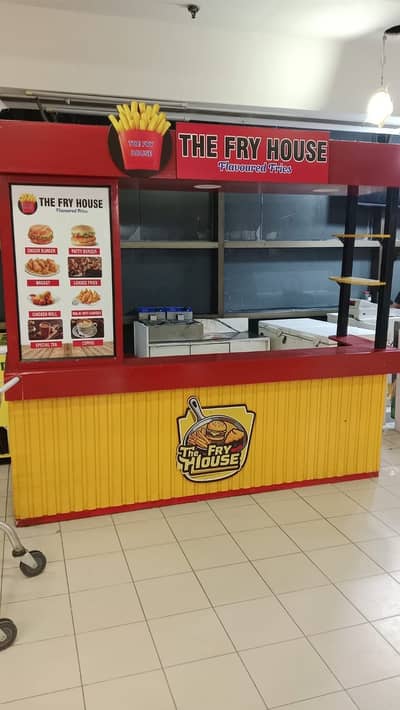 Fast Food Counter / Fries & Burger Stall for Sale – Premium Condition
