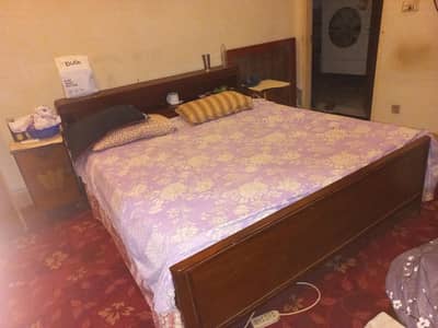 pure wood old bed set for sale