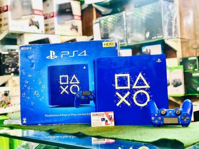 PS4 Slim Jailbreak 500GB – Limited Edition Blue