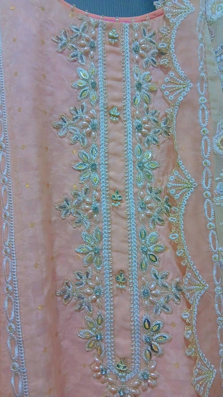 3pc Embroidered 3