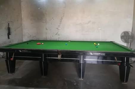 rassoon snooker table for sale 6/12 size