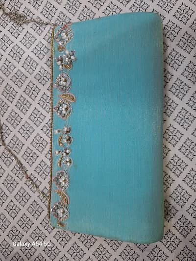ideal for nikah function bridal sharara with purse
