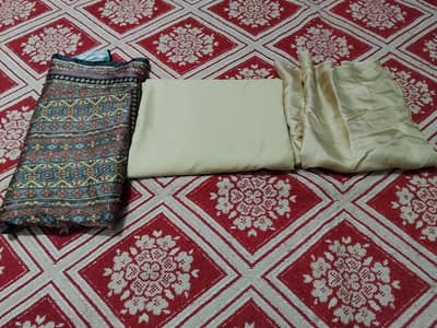 three piece silk suit