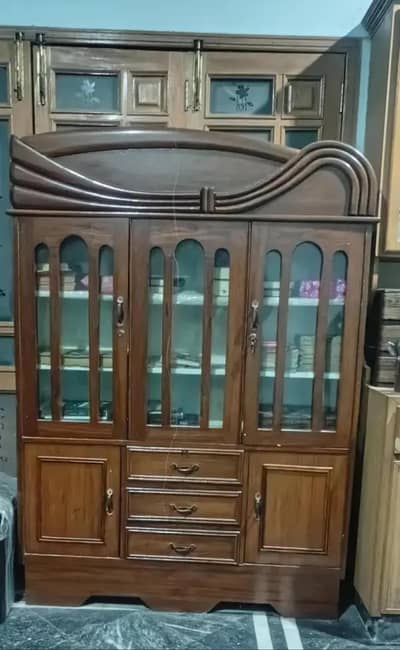 Strong Wooden Showcase for sale